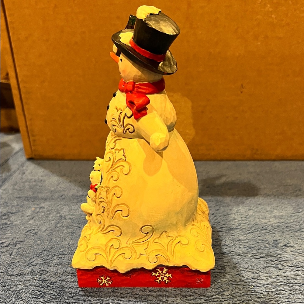 Coca Cola Jim Shore ‘Polar Refreshment’ Snowman Figurine - Picture 7 of 9